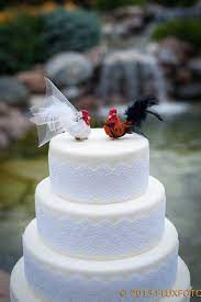 Barnyard Chicken Wedding Cake Topper Farm Fancy Bride Groom Etsy Bird Cake Toppers Wedding Cake Fresh Flowers Chicken Cake
