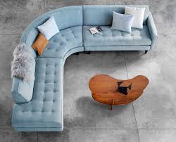 Scandinavian Designs Ingrid Sectional Corner Sofa Design Livingroom Layout Curved Sofa