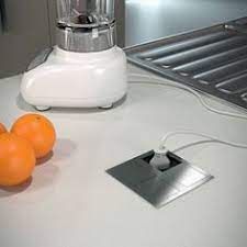 bloc 2 prises a encastrer inox pour plan de travail prise plan de travail plan de travail cuisine plan de travail