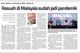 Dan sudah sebulan lebih juga dibuat sedikit kerja keras tentang ini. Macc Force Rasuah Di Malaysia Sudah Jadi Pandemik Facebook