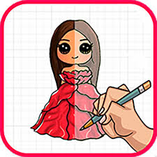 Learn how to draw easy for girls pictures using these outlines or print just for 596x590 ideas about simple cute drawings on cute. Drawing Cute Famous Girls Stars Amazon In Appstore For Android