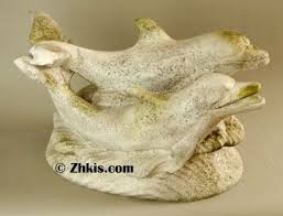 Dolphins Statue Table Base Statue Table Base Stone Sculpture