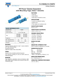 We did not find results for: R 016040 R 016070 Rf Power Tubular Capacitors With Mounting