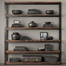 Maybe you would like to learn more about one of these? Reclaimed Wood Bookcase Metal Bookcase Wall Unit Records Etsy In 2021 Vintage Industrial Furniture Wood Bookcase Industrial Bookcases
