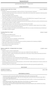 Licensed Practical Nurse Resume Sample Mintresume