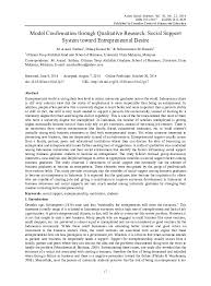 Select your country or region. Pdf Model Confirmation Through Qualitative Research Social Support System Toward Entrepreneurial Desire Dileep K Mohanachandran And Amsal Sahban Academia Edu