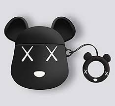 Amazon Com Jocci For Airpods 1 2 Case Cute Funny Cartoon Character Soft Silicone Airpod Cover Kaw Cute Funny Cartoons Funny Cartoon Characters Keychain Design