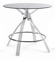Cafe 306 Acrylic A Nice Small Cafe Table 8 Mm Tempered Clear Glass Top 15 Mm Transparent Acrylic Legs Chr Furniture Round Dining Table Furniture Showroom