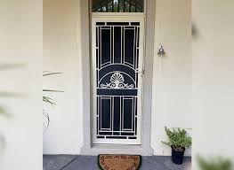 Screen door grilles can be used to prevent animals or people from ripping the lower portion of the screen door. Aluminium And Decorative Security Doors Justdoorsandscreens