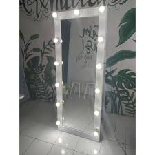 Frame terbuat dari kayu solid : Full Body Vanity Standing Mirror Led 165 X 65 Cm Kaca Cermin Besar Make Up Shopee Indonesia