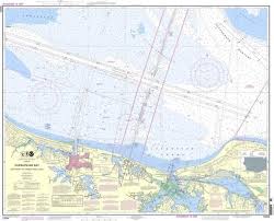 Details About Noaa Nautical Chart 12254 Chesapeake Bay Cape Henry To Thimble Shoal Light