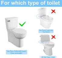 Valvola di scarico WC da 2 pollici di ricambio 2 pezzi parti del serbatoio  del WC con guarnizione e bulloni adatto per Kohler/standard americano, ...