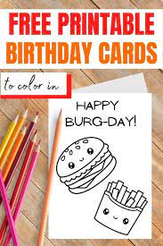 Click any coloring page to see a larger version and download it. Happy Birthday Coloring Card Free Printables 21 Designs Parties Made Personal