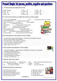 Fill In The Gaps With The Type 1 Conditional Sentences Resuelto Present Simple 3rd Person Positive Negative Questions This Or That Questions English Grammar Simple Present Tense