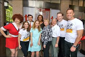 PHOTO CALL: Butler and Forbidden Broadway-ers Celebrate New TKTS Booth