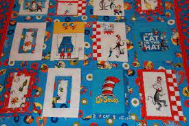 Bottom Half Of The Cat In The Hat Quilt Made For Makai Childrens Quilts Quilts Quilters