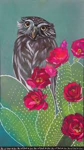 Amy Paul Smell The Roses Owl Painting Owl Pictures Owl Art
