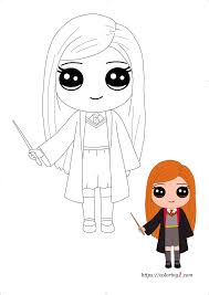 Whether for kids activities home decor as planner accessories for treats to pass out during the holidays or a harry potter party heres all youll need to transform yourself to the wizarding world. Harry Potter Ginny Weasley Coloring Pages 2 Free Coloring Sheets 2021 In 2021 Harry Potter Coloring Pages Harry Potter Printables Harry Potter Drawings