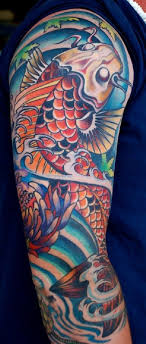 Japanese koi fish tattoo forearm. 110 Best Japanese Koi Fish Tattoo Designs And Drawings Japanese Koi Fish Tattoo Koi Fish Tattoo Japanese Sleeve Tattoos