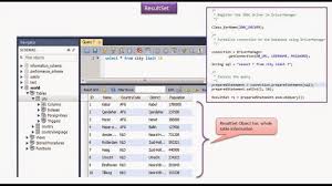 Java Ee Jdbc Resultset Java Tutorial Videos Tutorial Java