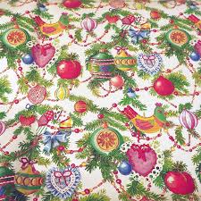 Your christmas garland vintage stock images are ready. Vintage Christmas Garland Wrapping Paper Unused Jumbo Sheet