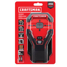 Wall wood stud detector finder scanner metal wire cable pipe tester meter. Craftsman Stud Sensor 1 1 2 To 3 Depth Red And Black Cmht77623 Rona