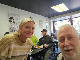 Air is blown into intestines (which are used as casings) after a thorough  washing in preparation of filling.