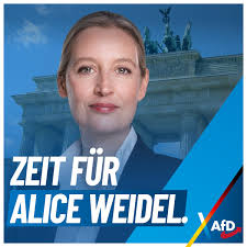 📢 Zeit für Alice Weidel! Mit klarem Kurs und starker Stimme für  Deutschland! Am 23.02.2025 die AfD wählen