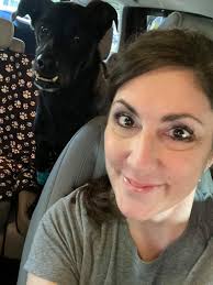 This gorgeous hunk of a man is Mars. Our dentist Dr. Corinne Durand loving 