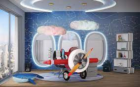 This room encourages spelling and more reading, not to mention creative puzzle solving. Kids Room Design Sky Collection For Little Pilots Archi Living Com