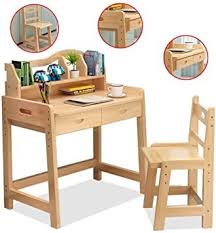 Table Amp Chair Sets Kids Furniture Liftable Desks And Chairs Children S Simple Learning Set So In 2020 Solid Wood Writing Desk Wood Writing Desk Wooden Study Table