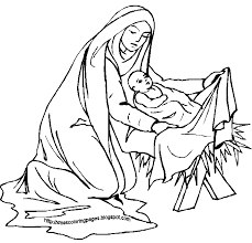 XMAS COLORING PAGES