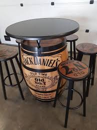 Trash For Barbecue Area Barrel Table Wine Barrel Furniture Man Cave Home Bar