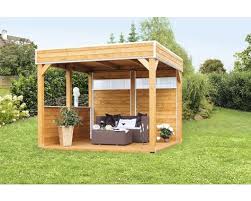 Pavillon Skan Holz Toulouse Mit Aufschraubstutzen 302 X 302 Cm Natur Pavillon Selber Bauen Holzpavillon Und Garten Pavillon