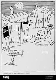 HOOVERVILLE CARTOON, 1934. nProsperity must be here [Hooverville] -  theres our first burglar. Cartoon, 1934, by Otto Soglow Stock Photo -  Alamy