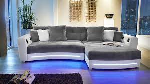 Sorry, we have detected unusual traffic from your network. Wohnlandschaft Laredo Sofa Weiss Grau Mit Led Und Soundsystem