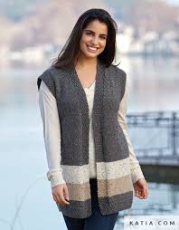 15% off first order · free returns Vest Woman Autumn Winter Models Patterns Katia Com