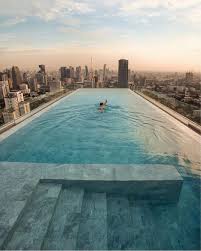 Rooftop Pool In Bangkok Gypseetravel Hotel Swimming Pool Rooftop Pool Pool City