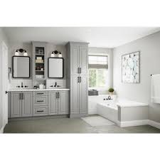 Who makes hampton bay countertops? Hampton Bay Designer Series Elgin Assembled 36x24x12 In Wall Bridge Kitchen Cabinet In Heron Gray W3624 Elgr The Home Depot