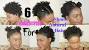 Short Natural Hairstyles 4c