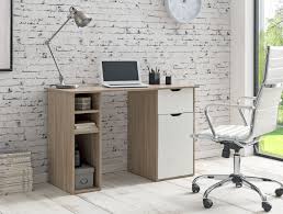 Wohnling Schreibtisch Sonoma Und Weiss Wl5 932 Aus Spanplatte Desk