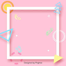 Stylish And Simple Border Design Png And Vector Desain Banner Poster Bunga Desain Pamflet