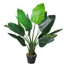 Northlight 42 In Artificial Green Bird Of Paradise Plant With Black Pot 33377301 The Home Depot Birds Of Paradise Plant Paradise Plant Plants