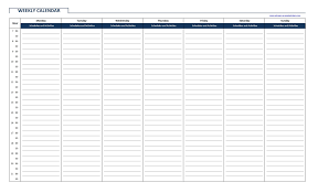 Types of printable blank weekly schedule template the free printable weekly schedule. Blank Weekly Calendars Printable Activity Shelter