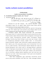 Doc Hadits Tarbawi Materi Pendidikan Tawaddiah Diah Academia Edu