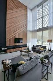 18 Contemporary Room Decoration Ideas High Ceiling Living Room Modern Room Curtains Living Room