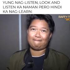 Kahit anong listen ko sa mga subjects wala talaga akong na learn 😂