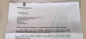 Ministry of health singapore headquarters is in singapore. Bad Medical Marketing Gets Singapore Doctor Moh Warning Healthmark Digital Marketing Singapore