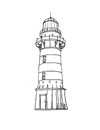 Realistic lighthouse coloring page free download for personal use; Free Printable Lighthouse Coloring Pages For Kids