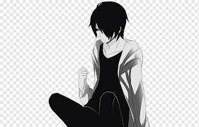 Image result for gambar kartun. Anime Manga Drawing Emo Anime Rambut Hitam Manga Wallpaper Komputer Png Pngwing